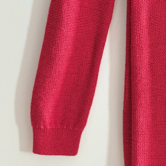 The Children’s Place Girls Cable Knit Ruffle Sweater Dress, Classic Red, XXL(16) - Picture 5 of 8